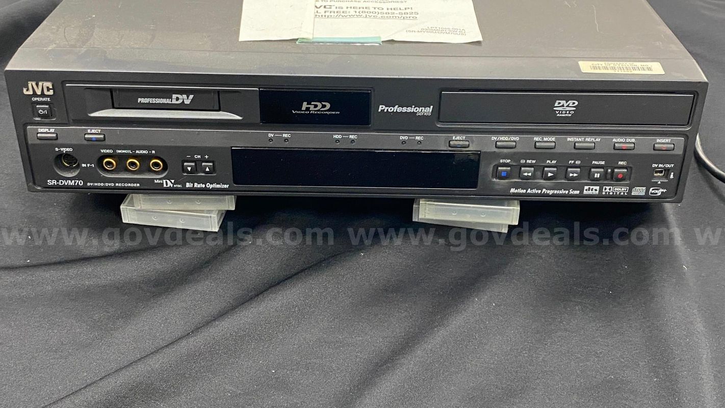 JVC DV HDD DVD Recorder SR-DVM70
