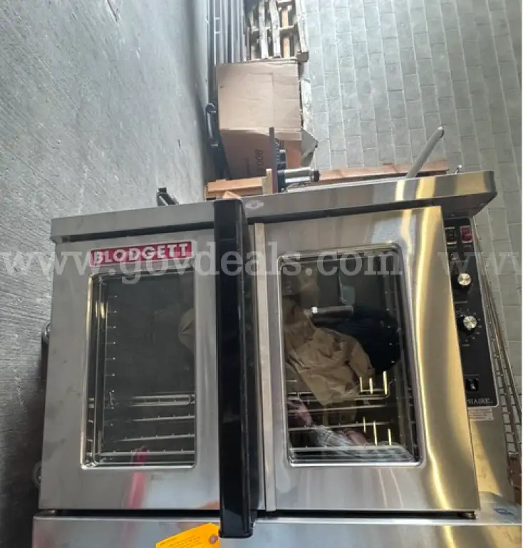 Lot of Two (2) Double-Stack Commercial Electric Convection Ovens – Model ZEPH-100-EDBL (220/240V, Single Phase)Unused, a