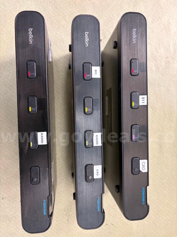 BELKIN Secure 4 port keyboard/mouse switch LOT OF 3