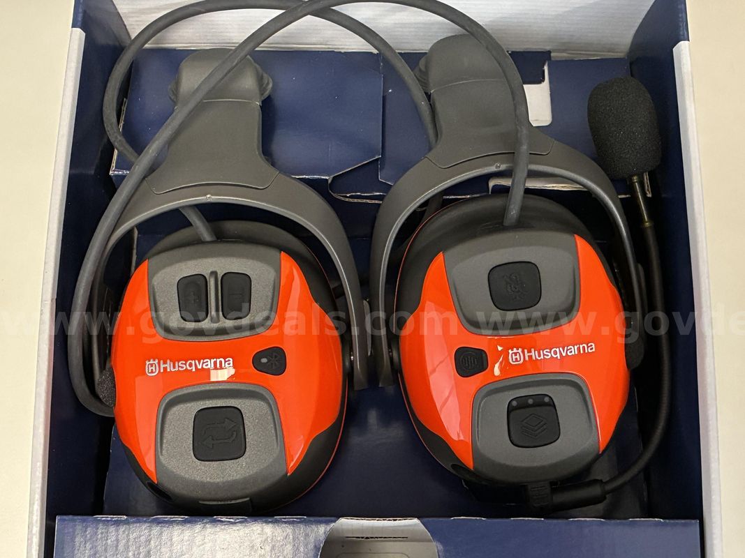 Utility Company Owned Surplus - Used Husqvarna X-COM Headphones