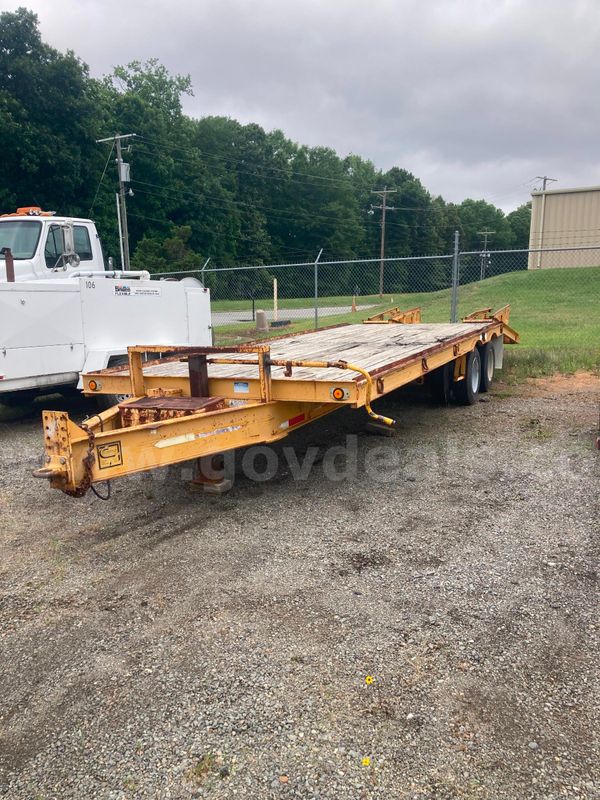 18K low boy trailer