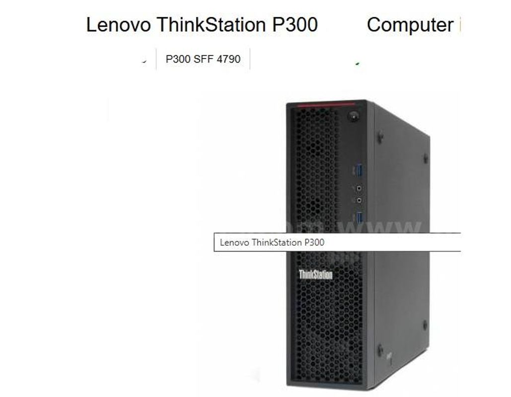Asset ID #5376 Lenovo ThinkStation P300