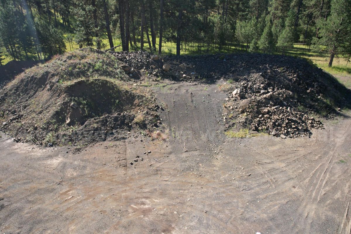 Fill Material Stockpile - Sold on Site at ODOT near Long Creek, OR.