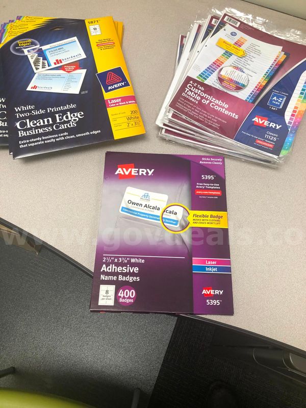 Avery Office Supplies