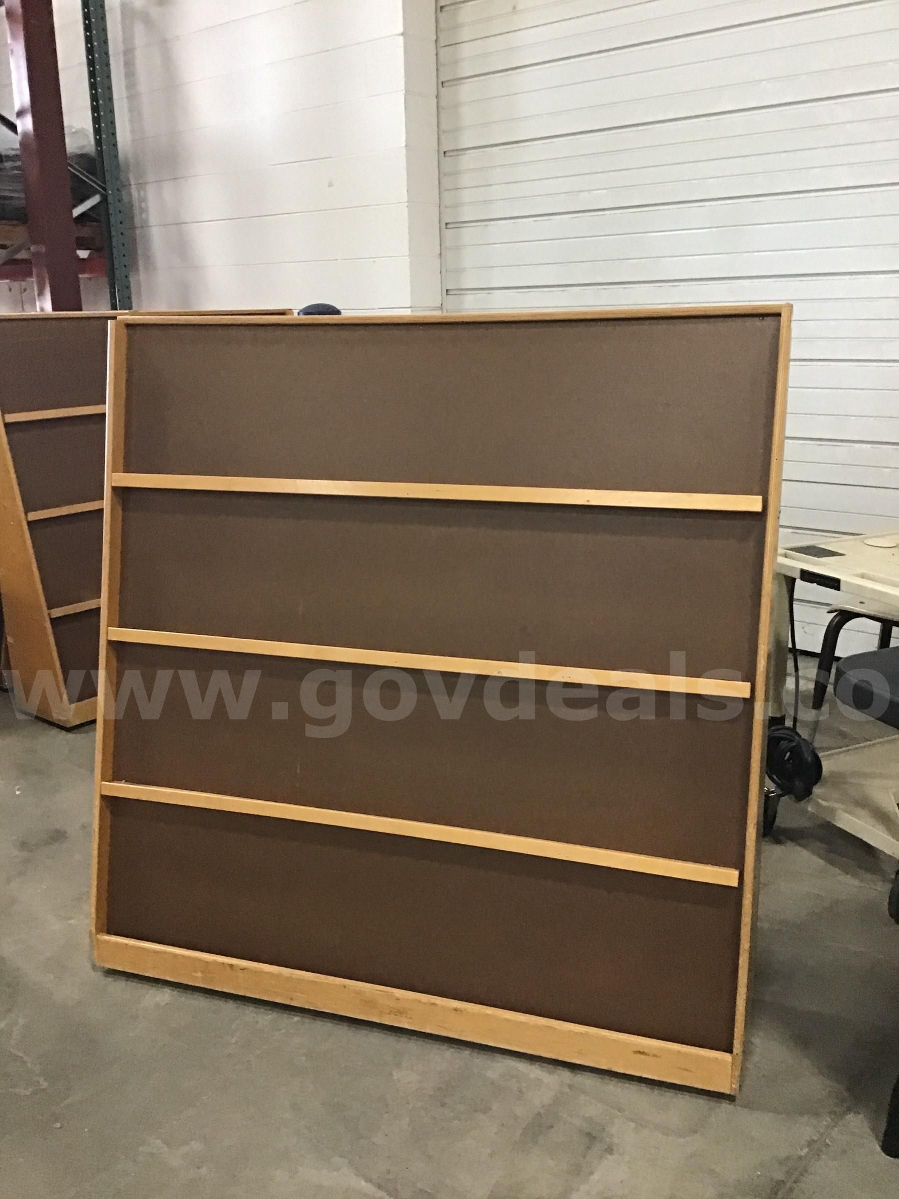 Book Display Unit On Wheels-Lot Of 3