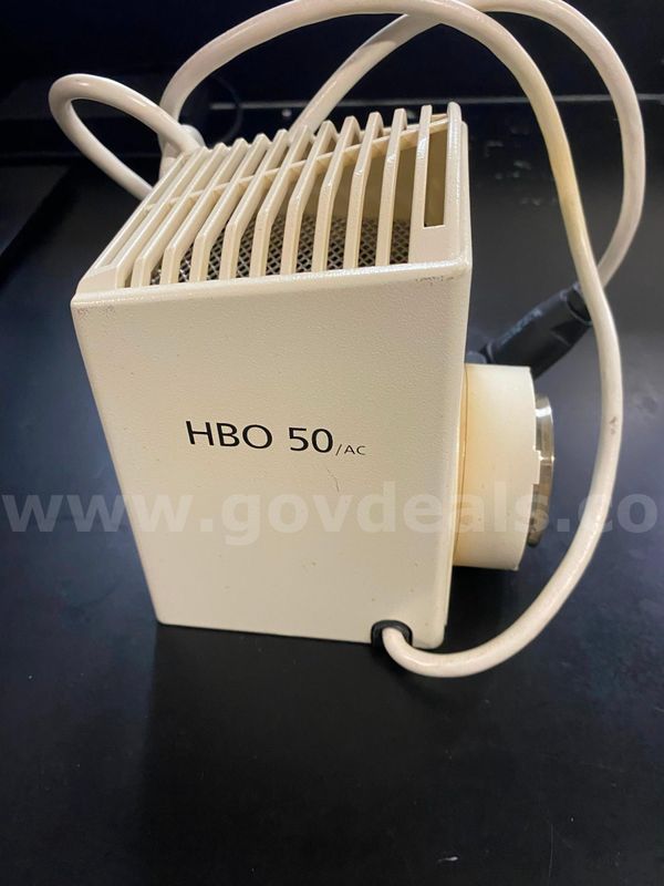 Zeiss HBO 50 microscope mercury arc lamp