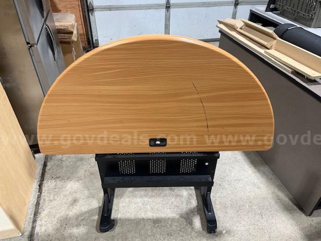 Folding Half Moon Desk