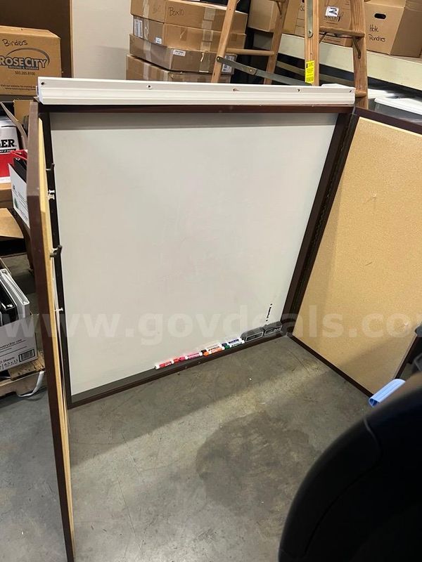 Whiteboard w/ wood case