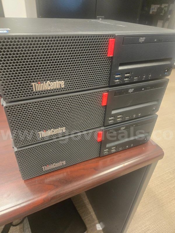 Lot of 3 Lenovo Desktops