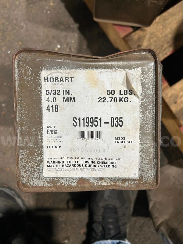 welding rod  hobart 5/32  7018