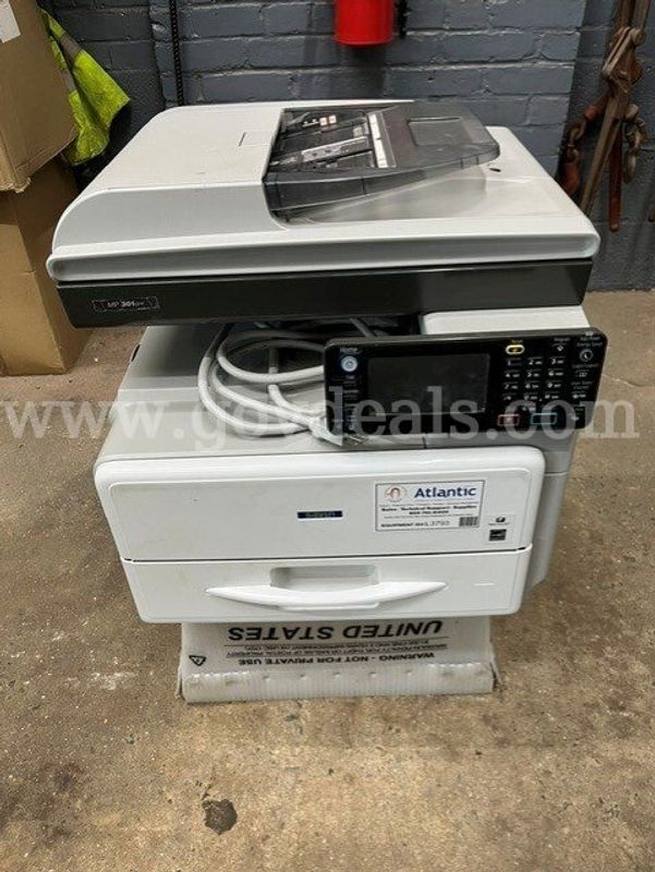 Savin MP301SPF Desktop B&W Laser Printer