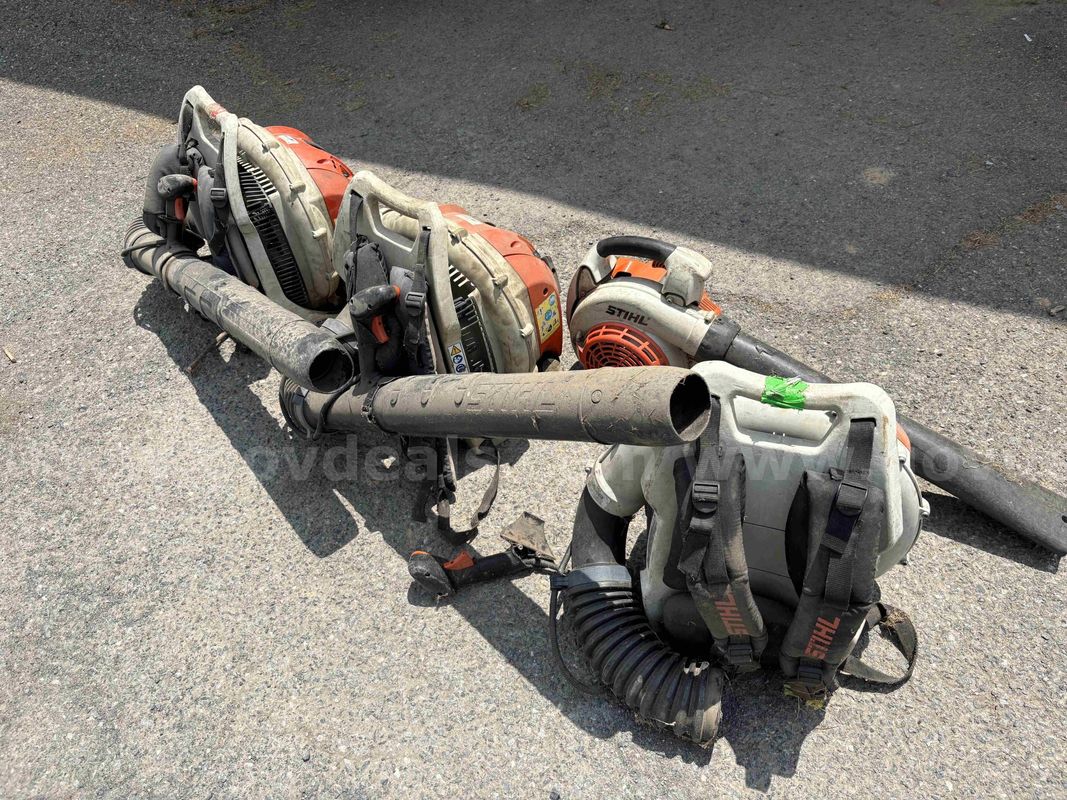 Four Used Leaf Blowers for Parts Only