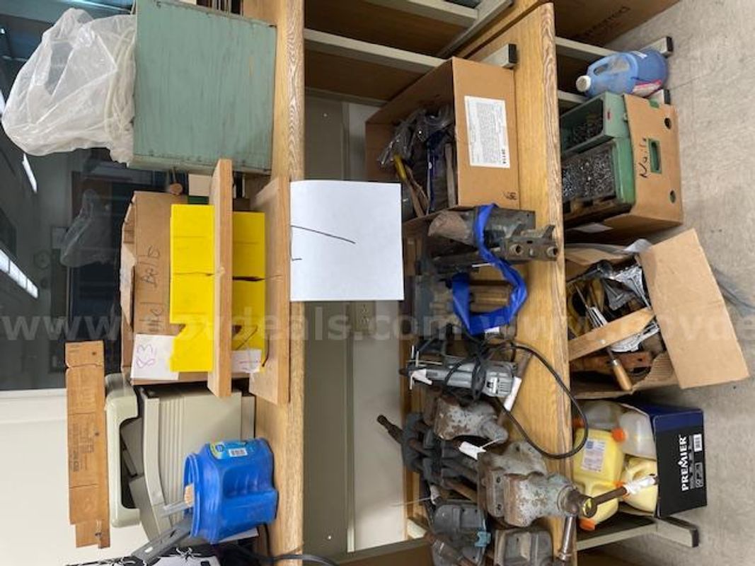 Lot 7 wood and metal shop supplies