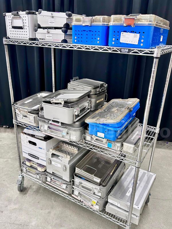 Lot of Sterilization Containers & Other Misc. Medical (422-22)