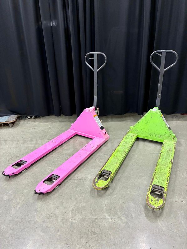 Lot of 2 Pallet Jacks: ULINE, For Parts or Repair (422-64)