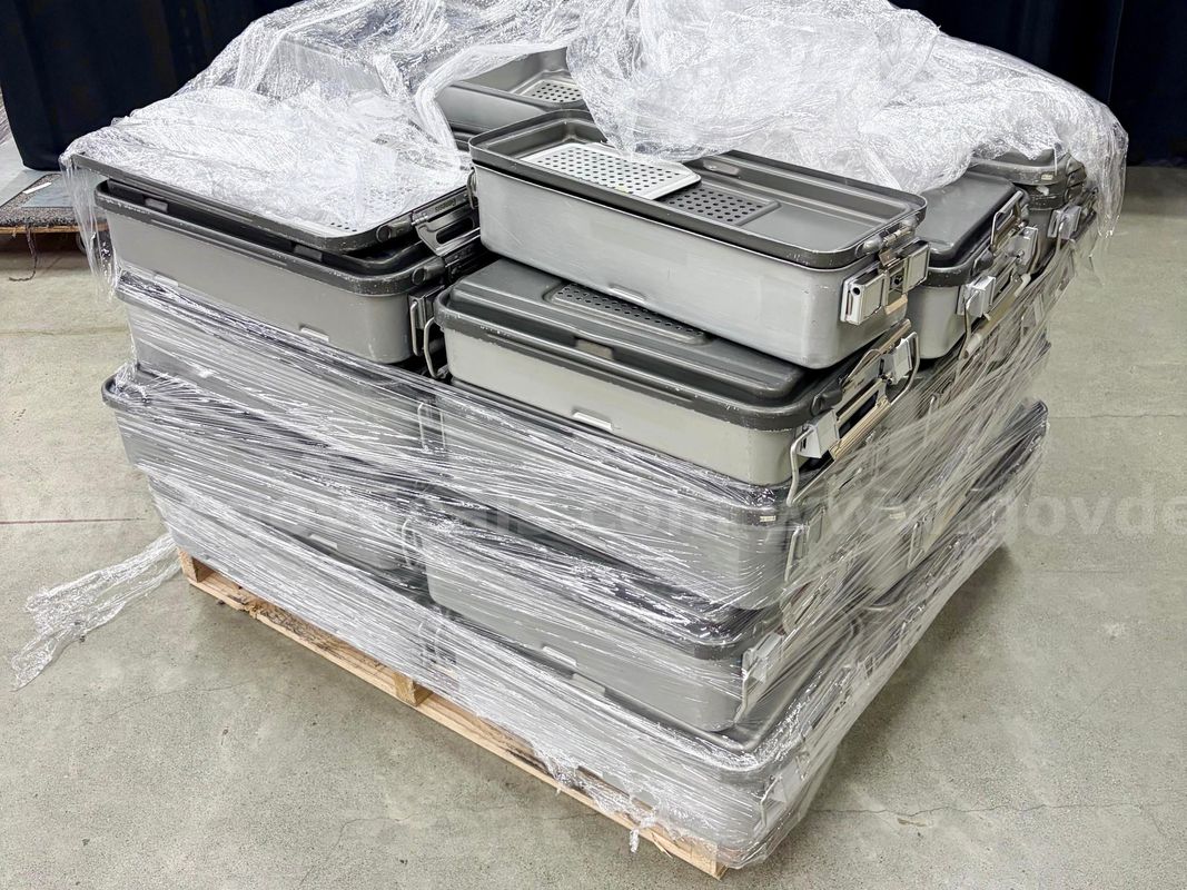 Pallet of Sterilization Trays (424-52)