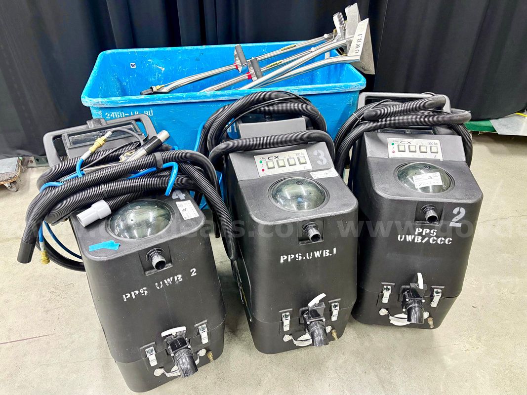 Lot of 3 Carpet Extractors: NSS Predator Series (426-12)
