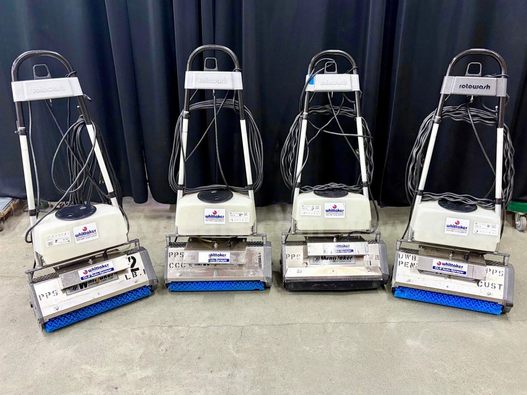 Lot of 4 Cleaning Systems: Whittaker Rotowash & GLS Auto-Sprayer (426-13)