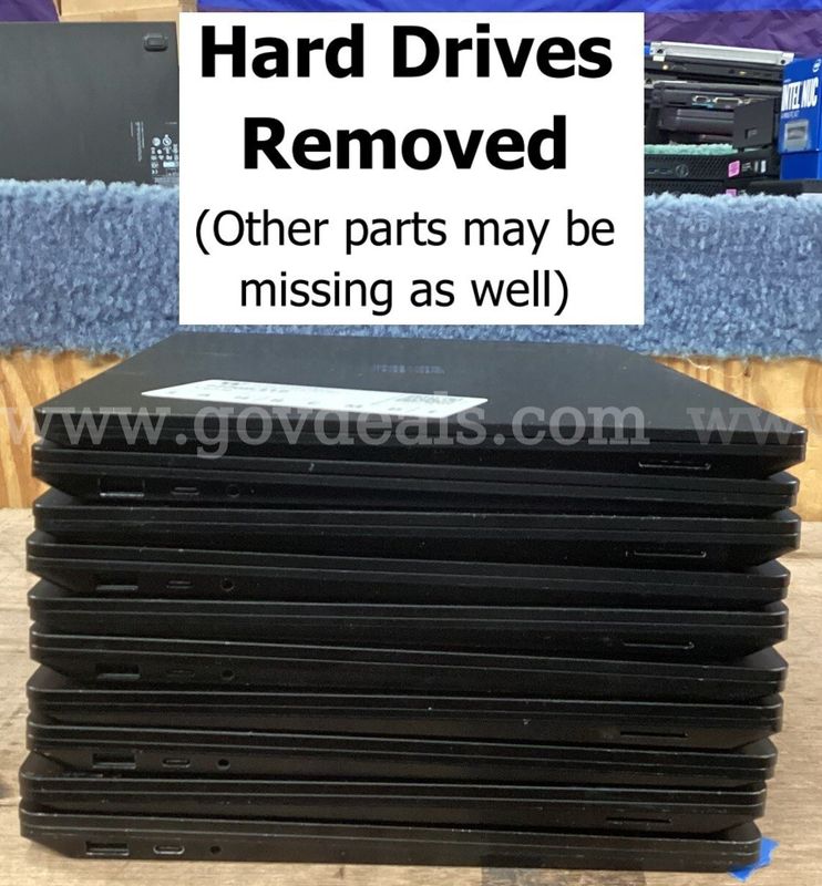 Lot of 10 Laptops: Microsoft Surface 3 (Hard Drives Removed) (425-46)