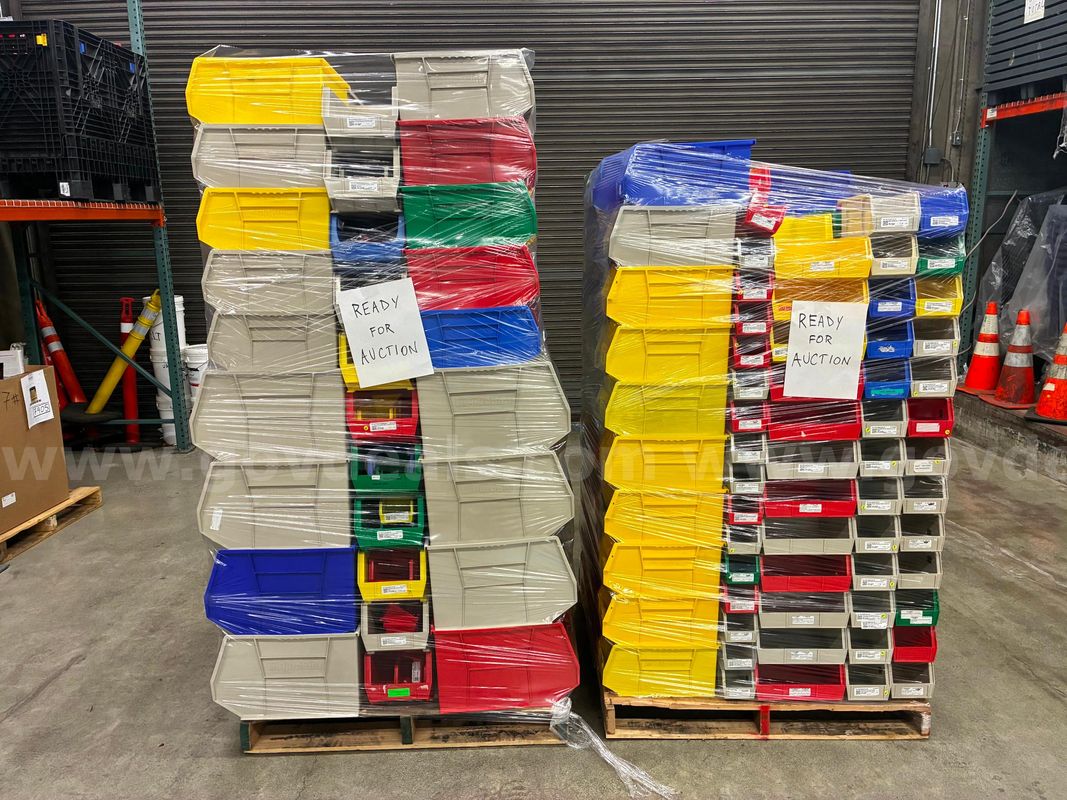Lot of 2 Pallets of Akro Bins (428-1)