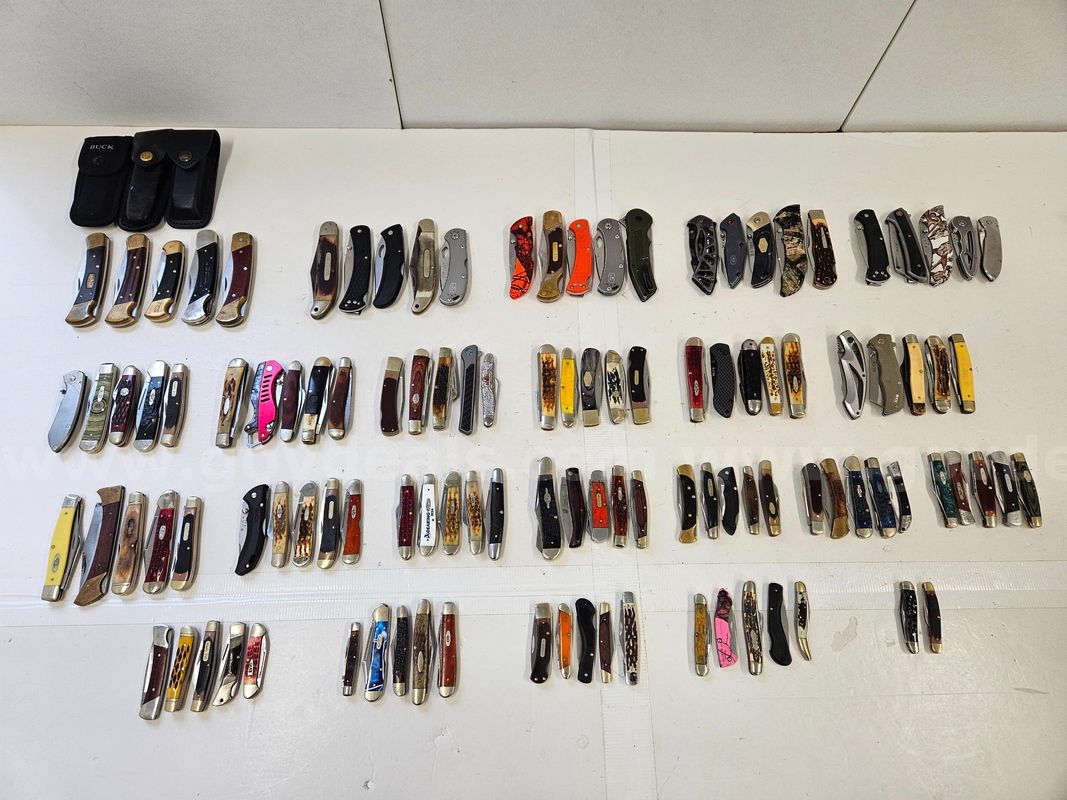 Lot of Buck, Case and Old Timer Knives (Approx 112)
