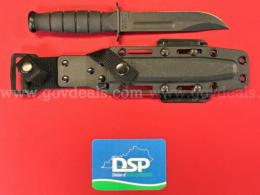 KA-BAR Knife with Sheath/PRE-OWNED/DS18580/99079/TSA