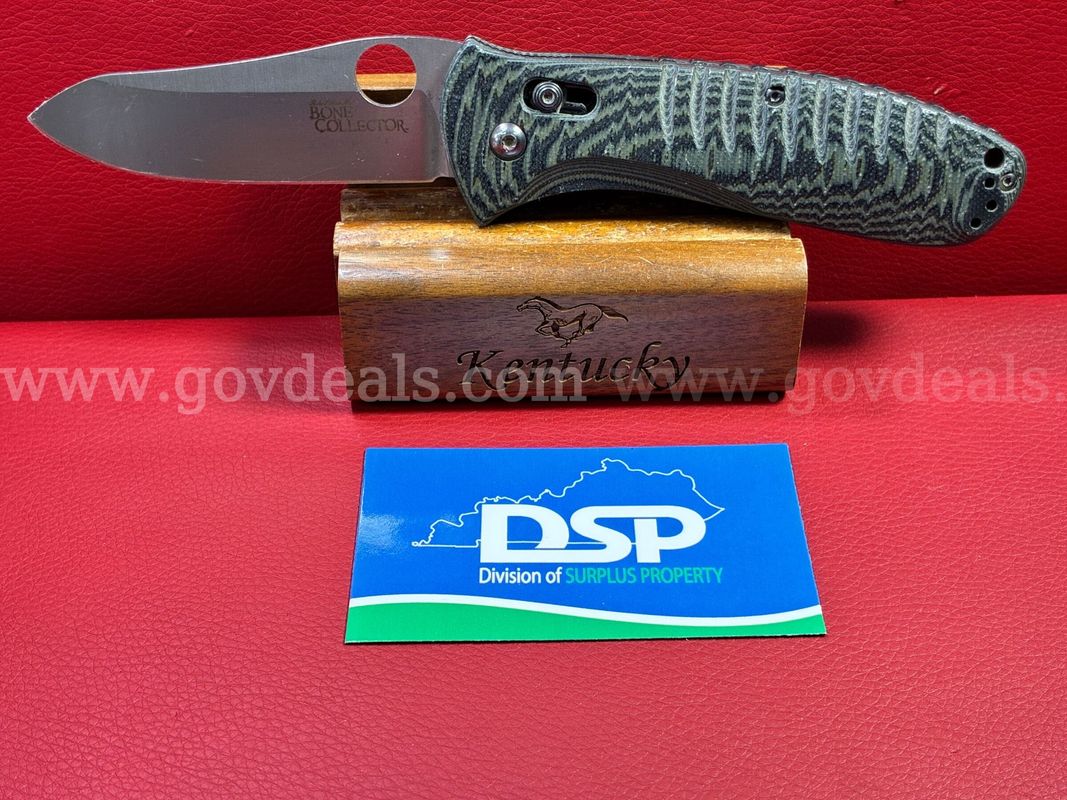 *Discontinued Benchmade 15020 Bone Collector D2 Knife/PRE-OWNED/DS18584/99096/TSA