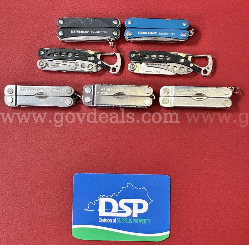 7 Leatherman Mini Multi-Tools/PRE-OWNED/DS18584/99093/TSA