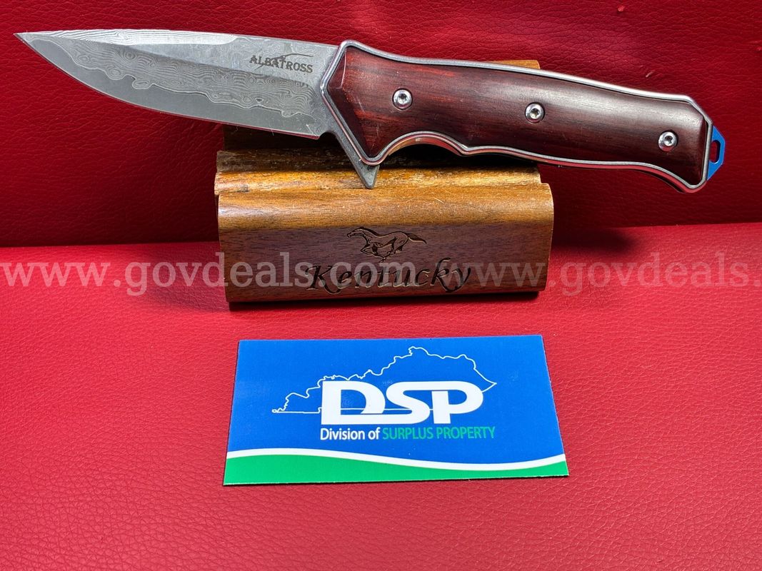 Albatross Damascus Style Knife/PRE-OWNED/DS18587/99126/TSA