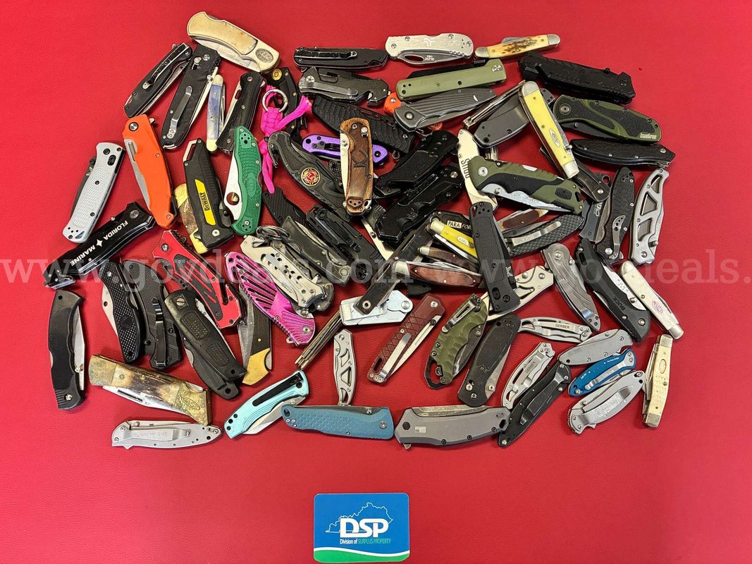14.6 Pound Lot of Various Brand Knives/PRE-OWNED/DS18611/99220/TSA