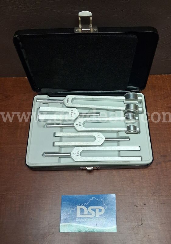 Miltex Tuning Fork Set with Case/PRE-OWNED/DS#18631/99258/DSP