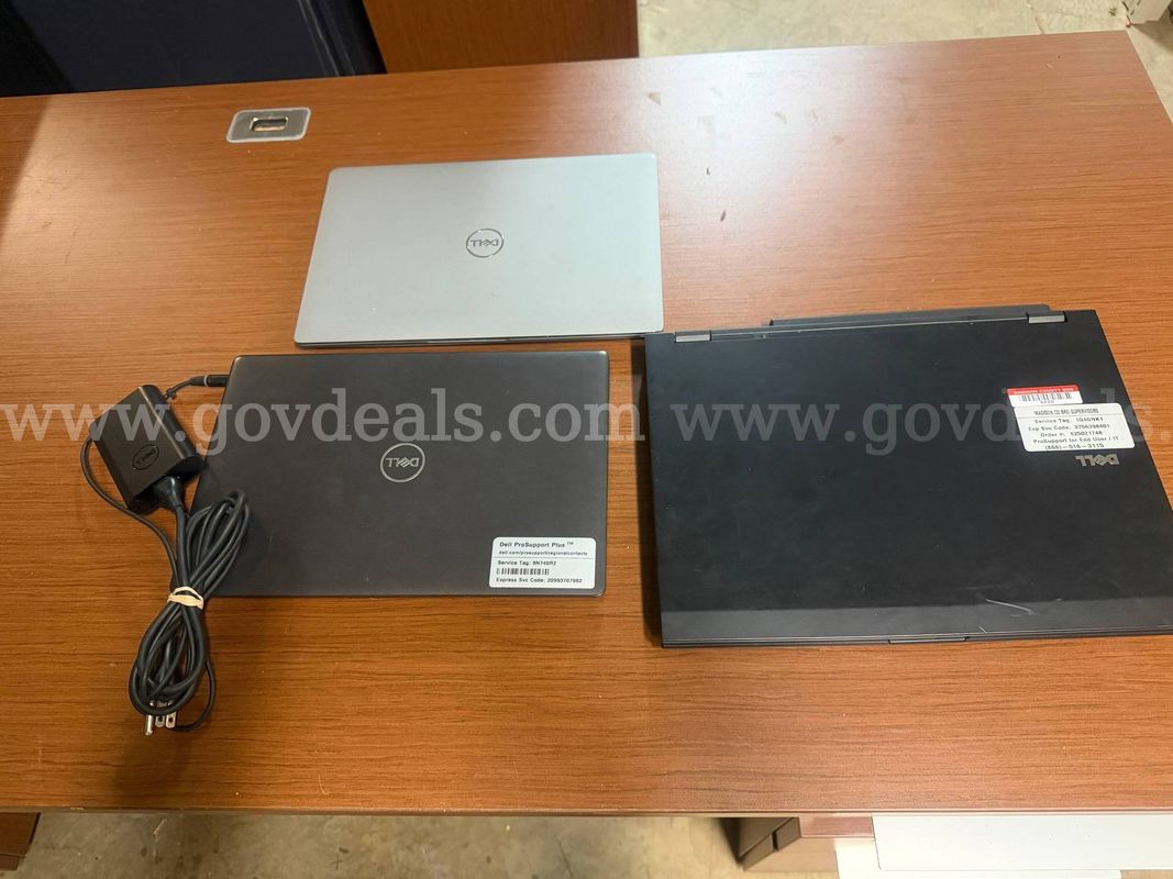 Lot of 3 - Dell Laptops