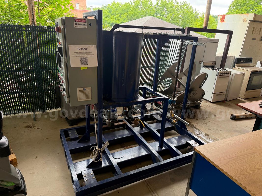 Control Craft 480V 3-Phase Dual Pump Test Skid with VFD Controls & Flow Meter