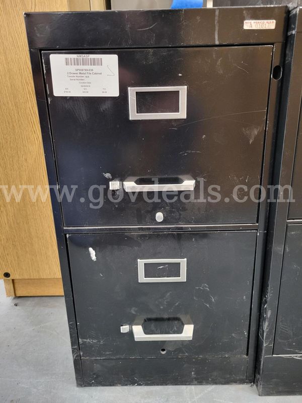 Two drawer file cabinet