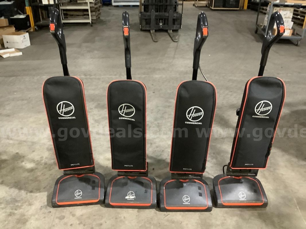 (4) Used Commercial Bag Vacuum Cleaners