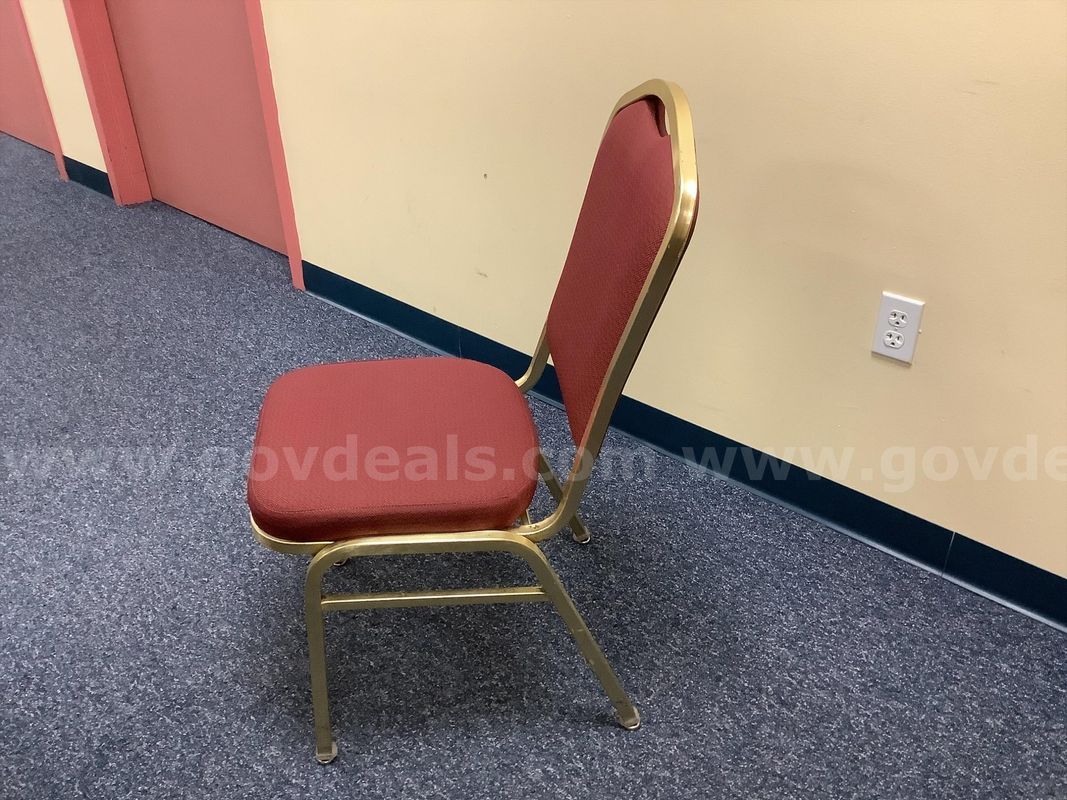 Lot of 360 Banquet Chairs w/ 2 chair movers