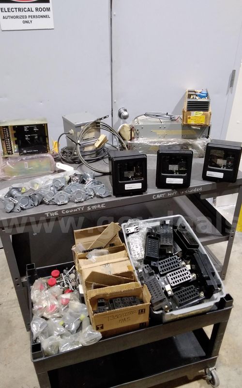 Lot of miscellaneous electrical supply. New old stock.