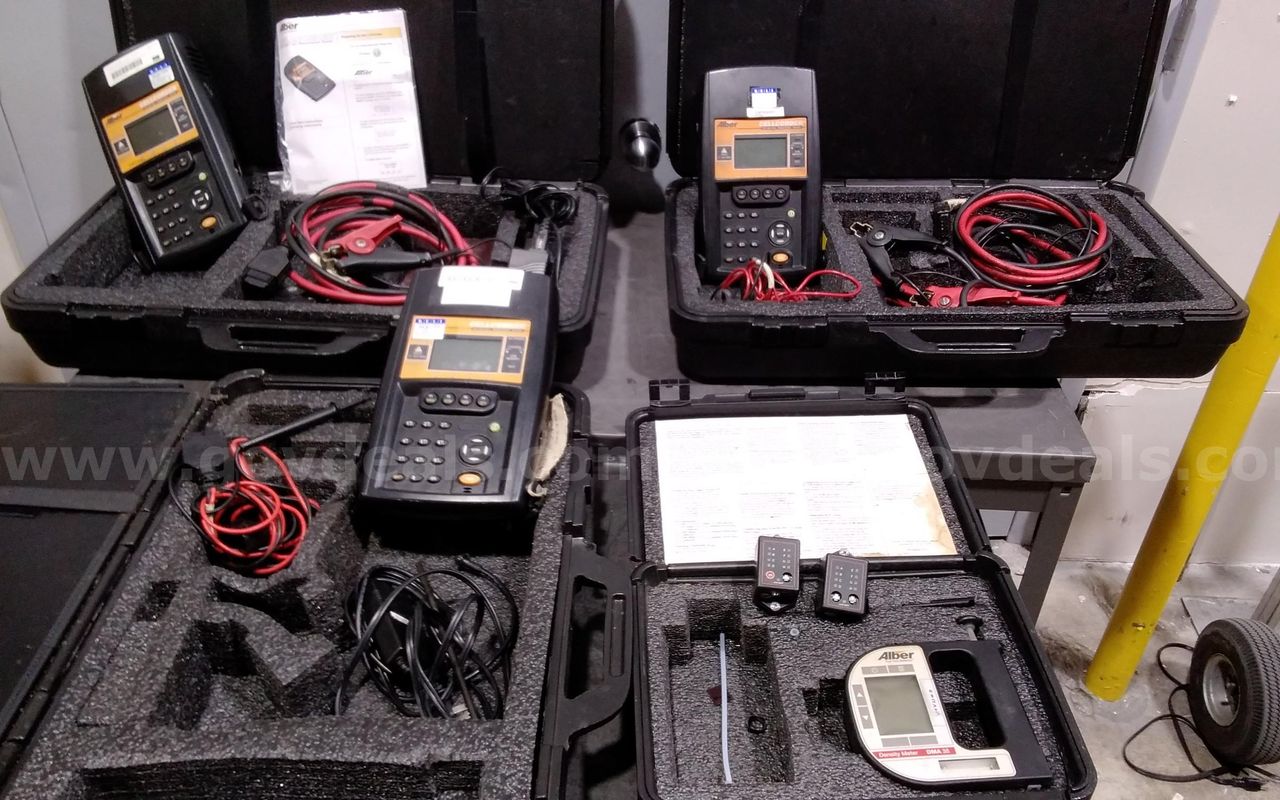 lot of (4) ALBER Test equipment.