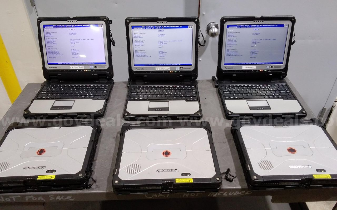 Lot of (6) Panasonic CF-33 i5 Toughbook.