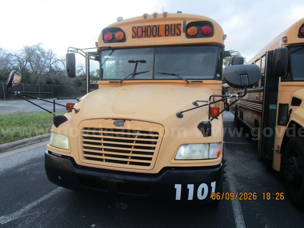 2011 Bluebird School Bus #1101 (Is Off Site) West Starts/Runs/Driveable