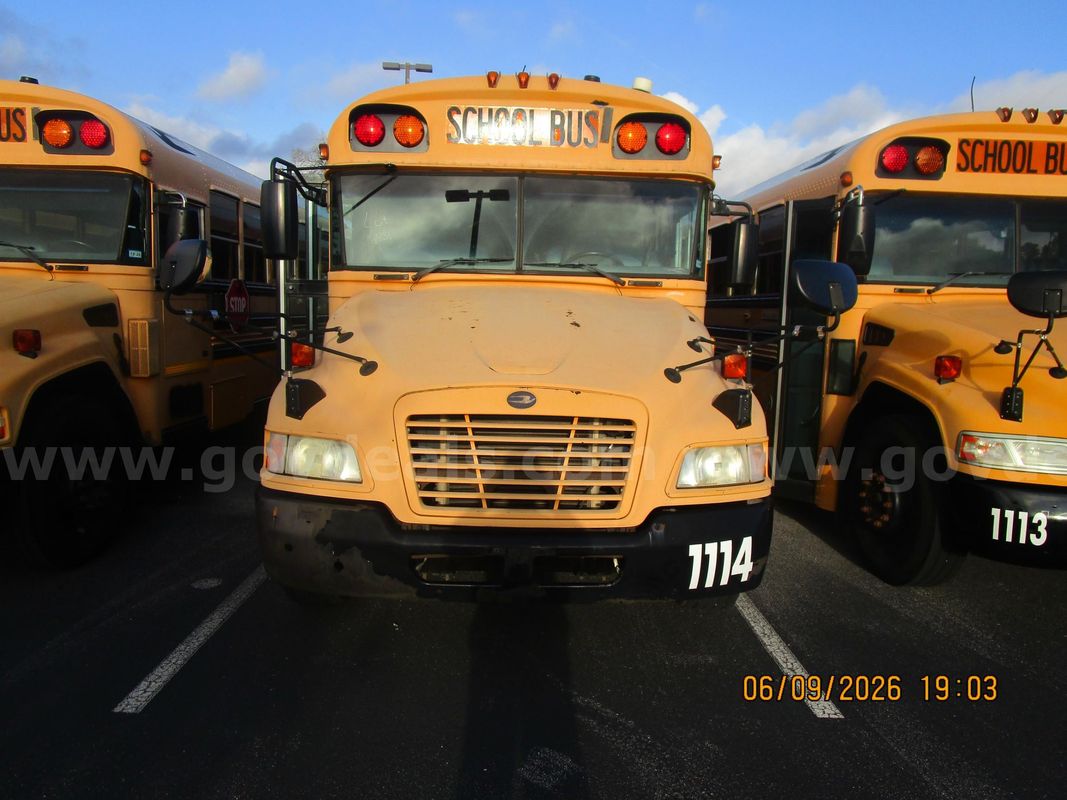 2011 Bluebird School Bus #1114(Is Off Site) West/Starts with Boost