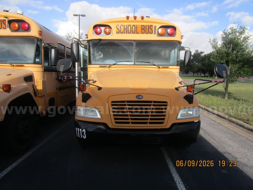 2011 Bluebird School Bus #1113(Is Off Site) West/Starts with Boost