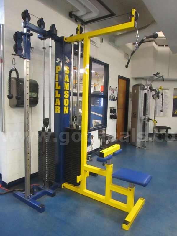 Samson Pillar Adjustable Cable Column (2) & Lat Pull-down
