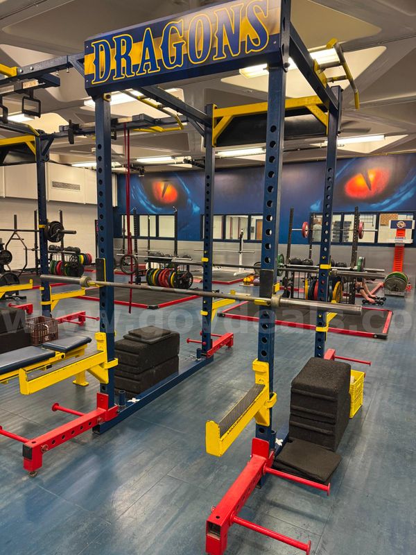 Samson Equipment Double Half Rack (Custom Item) #1No Weights