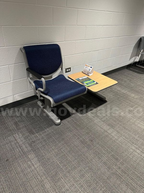 8 - One seat Bus Stop Benches w Attached Table