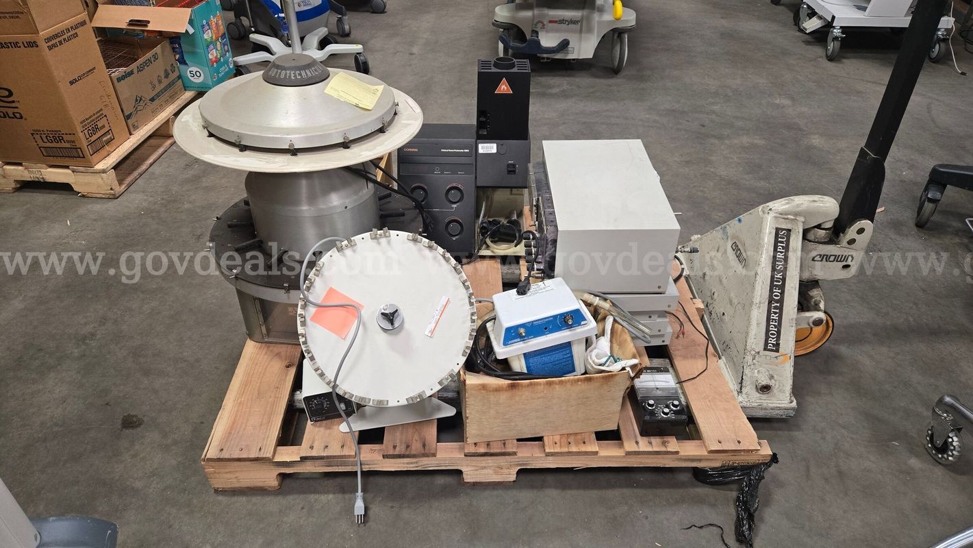 Pallet of Various Laboratory Equipment