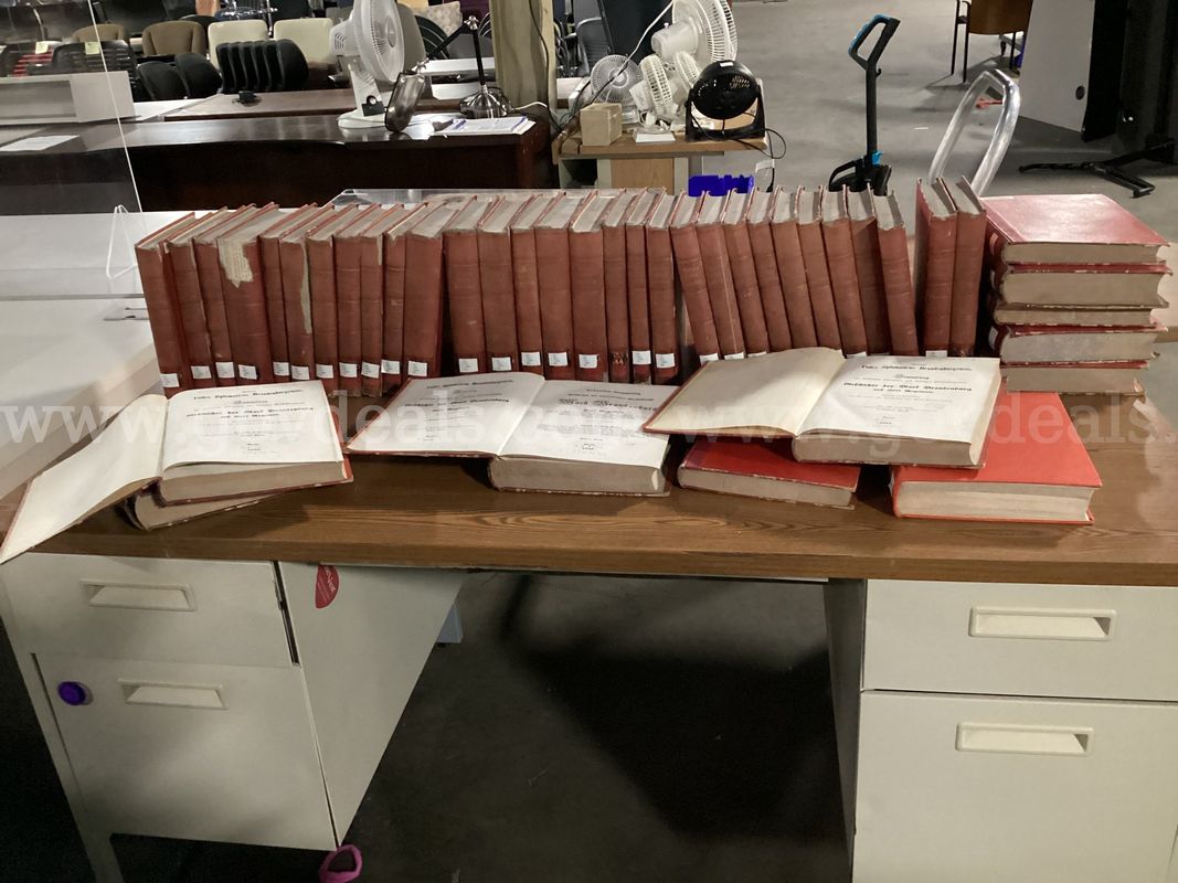 Complete 41 -" Volume of Codex Diplomaticus  Brandenburgensis" Each Dated Different Years From the 1800's