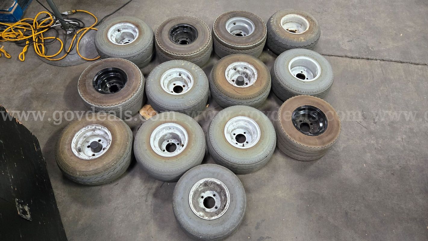 13 - Golfcart Tires of Various Sizes
