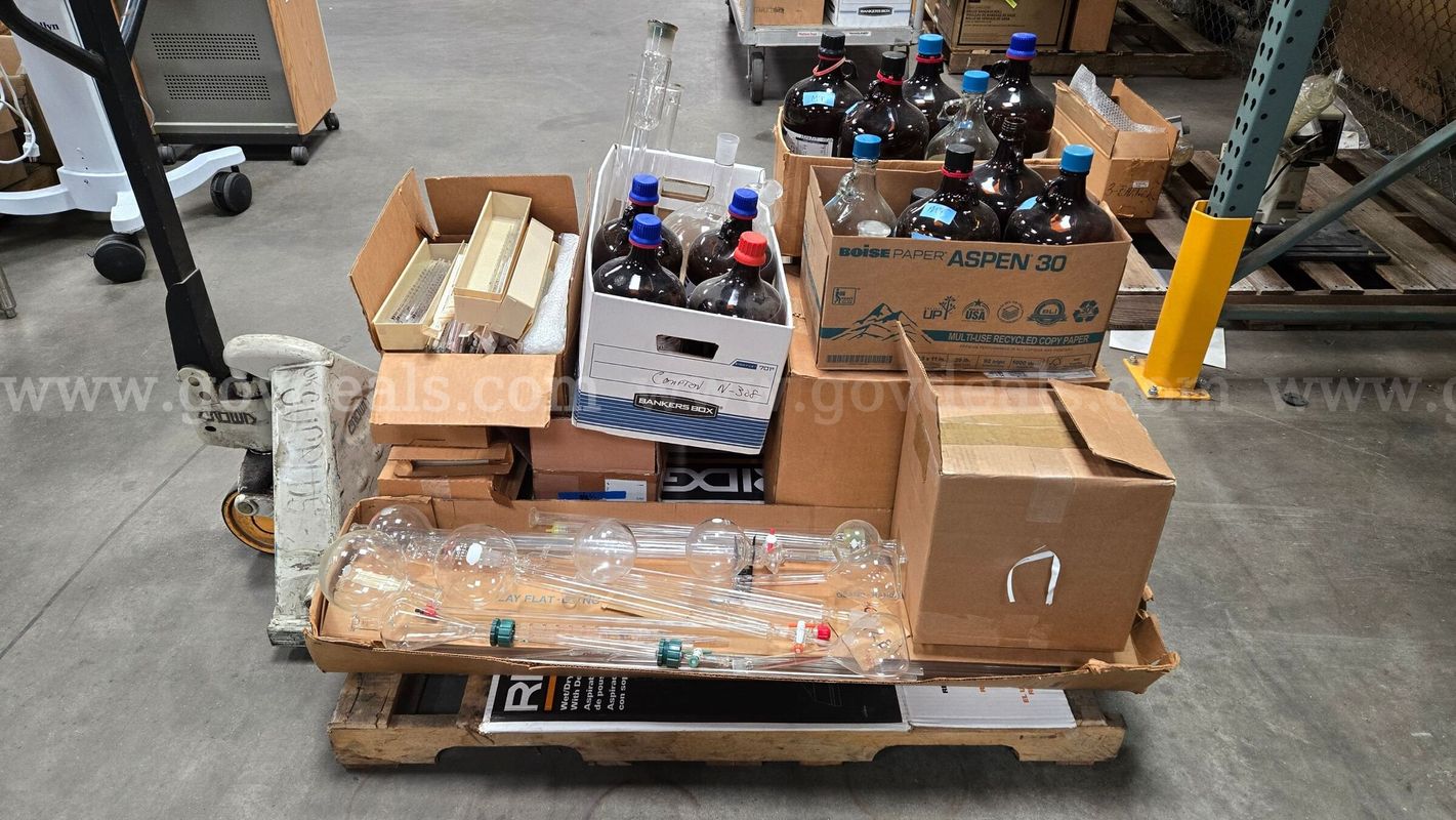 Pallet of Lab Glass