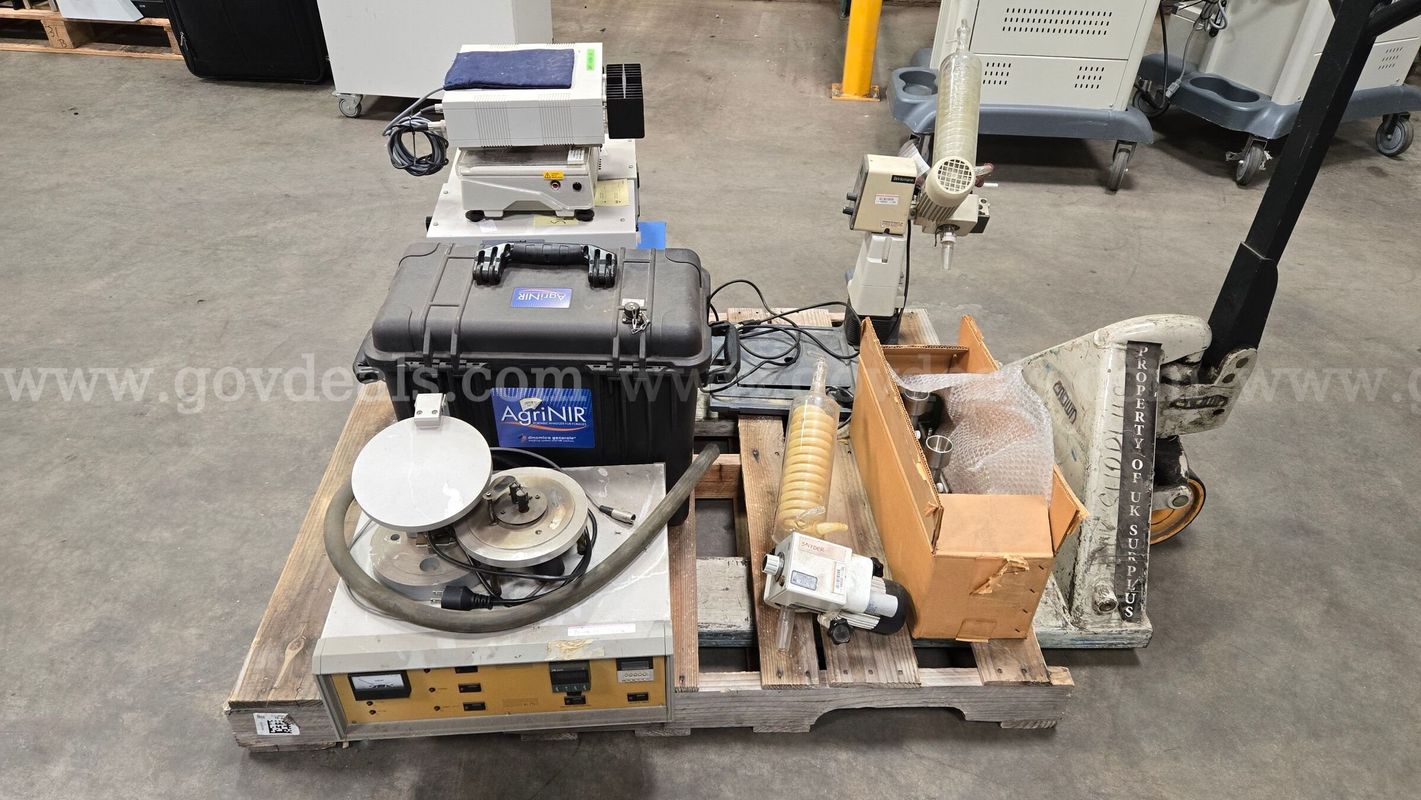 Pallet of Various Laboratory Equipment